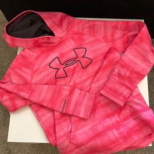 - Youth size L under armor dry fit hoodie
